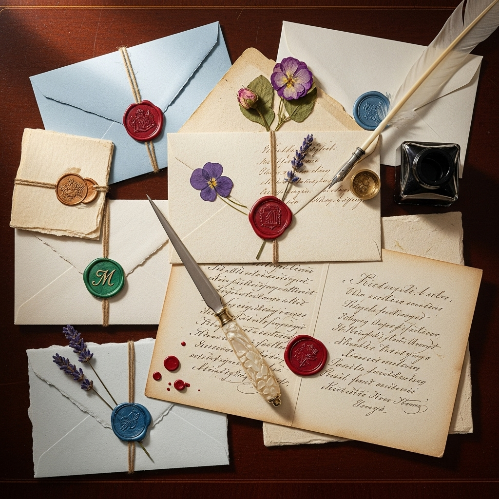 Letters with seals Story Letters, Letter Subscription