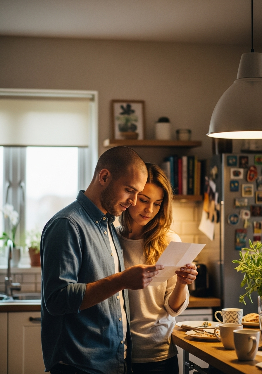 couple in kitchen Story Letters, Letter Subscription