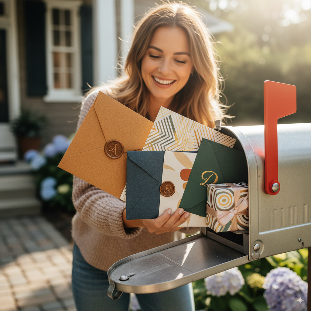 Women Getting her story letter subscription